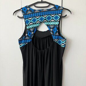 BRAND NEW Black High Neck Tbags Los Angeles Black Dress M